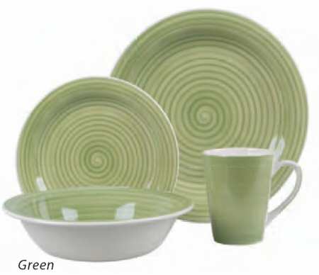 Fresh Swirls Green by Gibson Designs