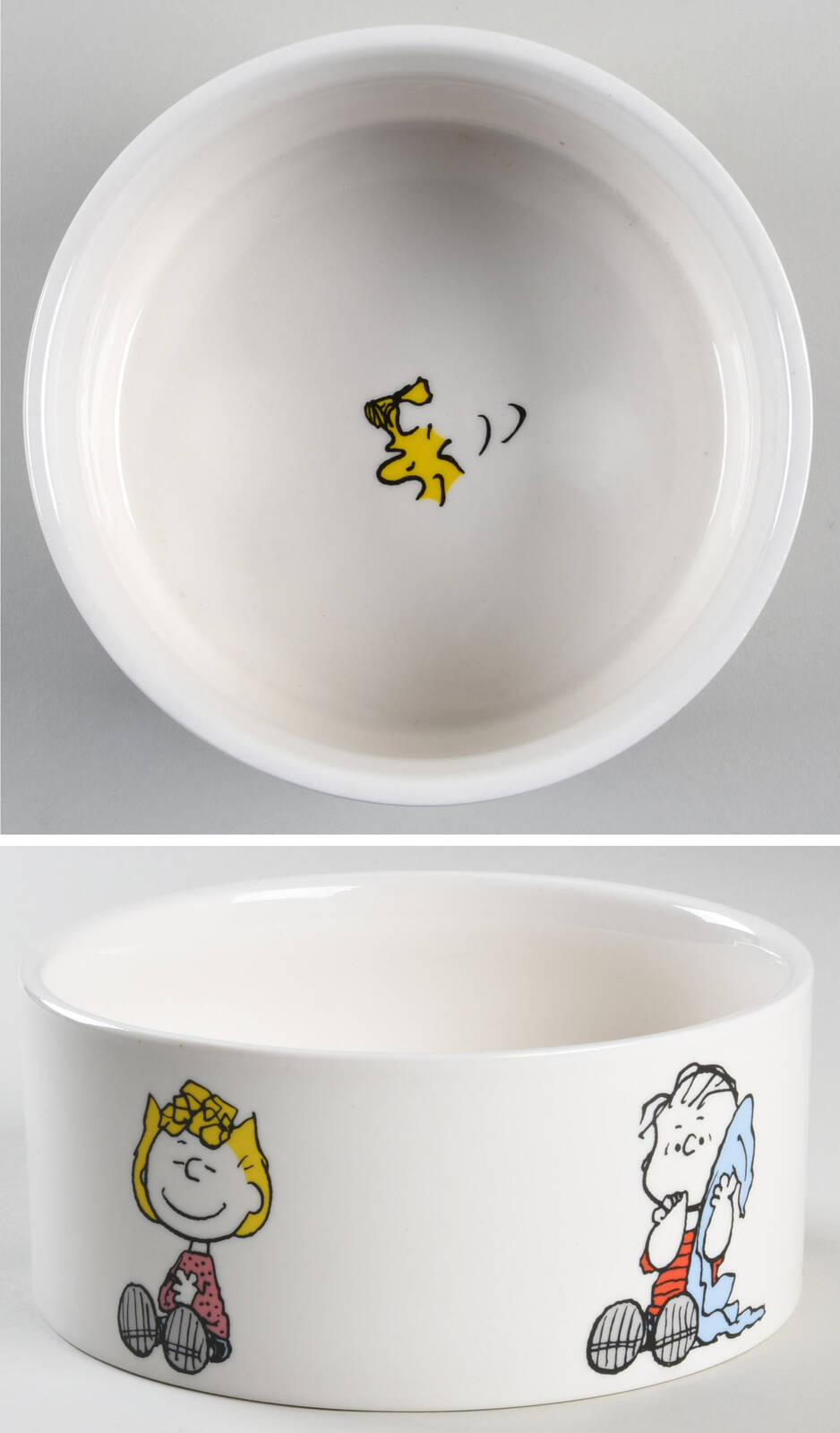 Peanuts Now and Then Medium Pet Bowl