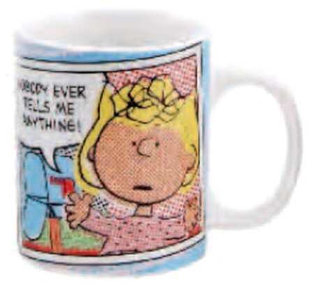 Peanuts Comic Strip Mug