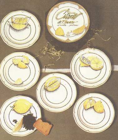 Citrons Canape Plate