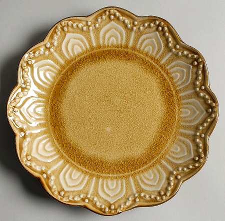Maison Morocco Amber Salad/Dessert Plate