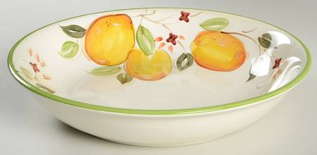Lemon Garden 13" Pasta Serving Bowl