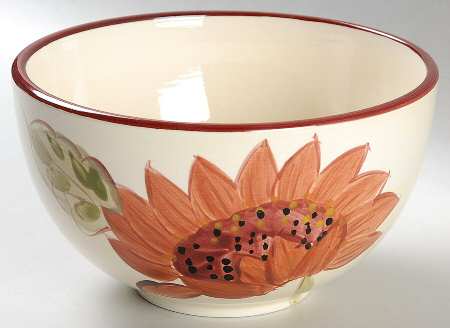 Garden Flowers Soup/Cereal Bowl