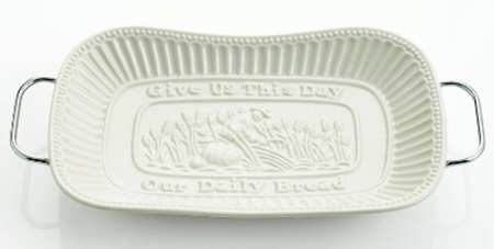 Siena Bread Tray & Metal Stand