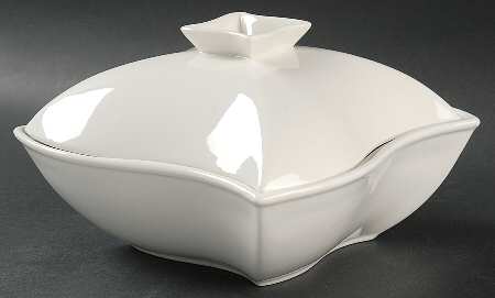 Siena 1 Qt Square Covered Casserole with Ceramic Lid