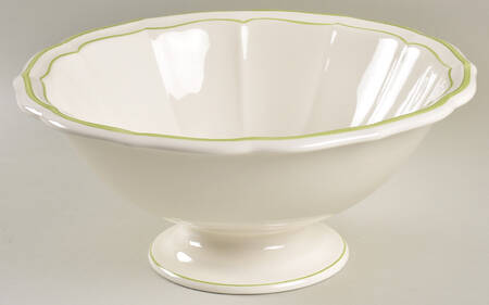 Filets Vert (GREEN) 11" Round Vegetable Bowl