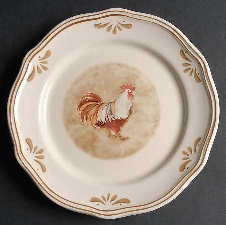 Grand Rooster Salad/Dessert Plate