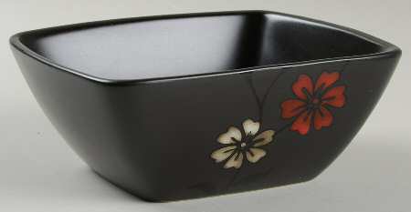 Evening Blossom Square Individual Soup/Salad Bowl