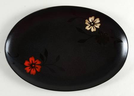 Evening Blossom 14" Oval Serving Platter