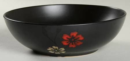 Evening Blossom 9" Round Vegetable Bowl