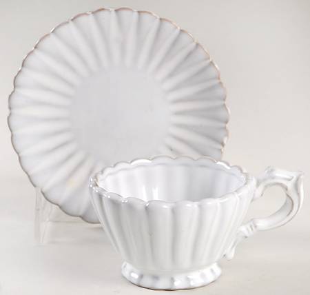 Tribeca Footed Cup & Saucer Set