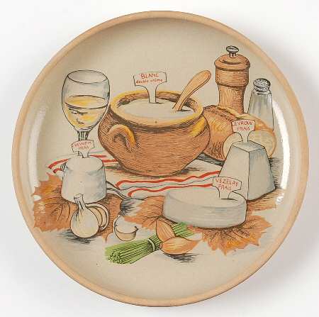 Cheese Party Bread & Butter Plate