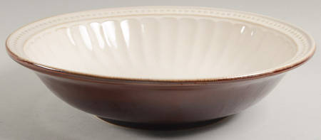 Braedon Cream 12" Large Salad Serving Bowl