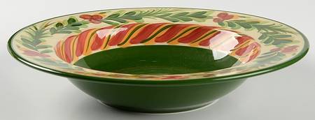 Christmas Memories Rim Soup Bowl