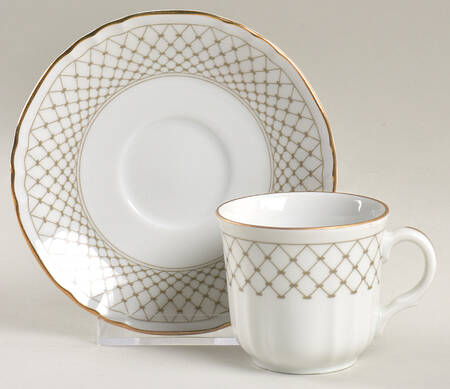 GIN290 Flat Demitasse Cup & Saucer Set