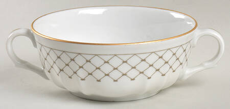 GIN290 Flat Cream Soup Bowl