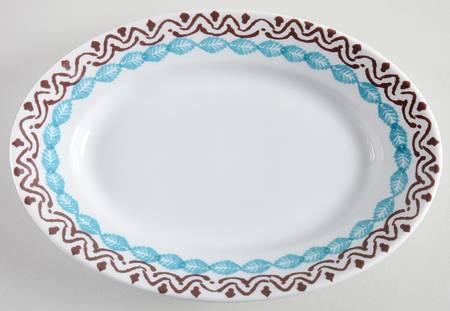 Folkware 9" Oval Serving Platter