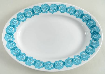 Folkware 14" Oval Serving Platter