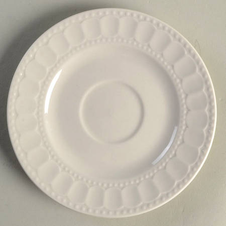Regalia Gray Saucer for Flat Cup