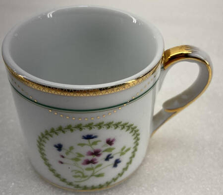 Petite Fleur Demitasse Cup & Saucer Set