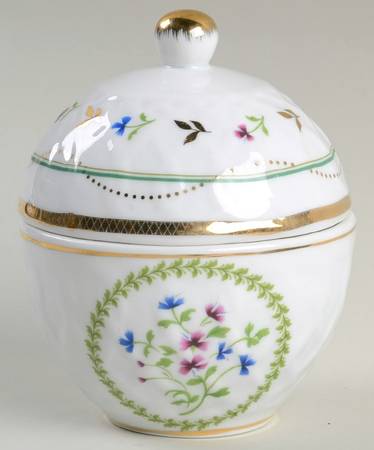 Petite Fleur 4" Round Box & Lid