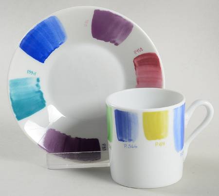 Prova Prima Flat Demitasse Cup & Saucer Set