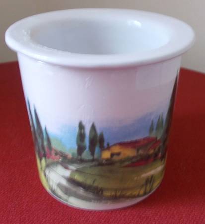 Tuscan Village Dip Cooler Set-(Dip Bowl Only)