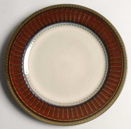 Artiste Red Salad Plate