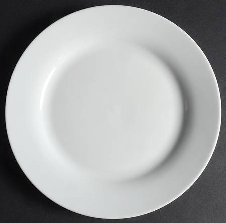 White Salad Plate