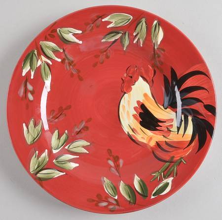 Rooster Villa Salad Plate