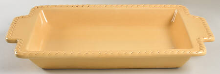 Yellow 19" Rectangular Baker