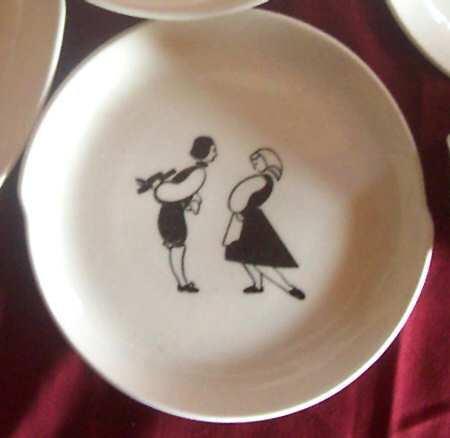 Dutch Song of Love Salad Plate