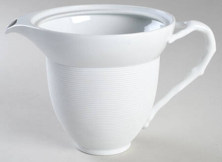 Galatea Bianco White Tea/Coffee Pot No Lid