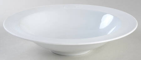 Galatea Bianco White Large Rim Soup Bowl