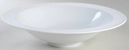 Galatea Bianco White 13" Large Salad Serving Bowl