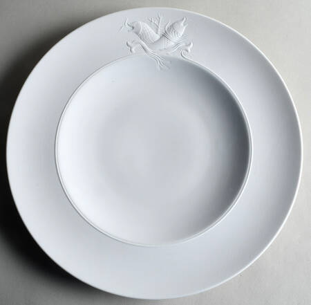 Galatea Bianco White 12" Chop Plate (Round Platter)