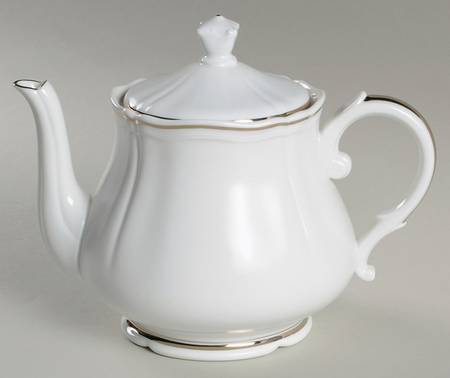 Pure White Teapot & Lid