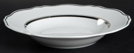 Pure White Large Rim Soup Bowl