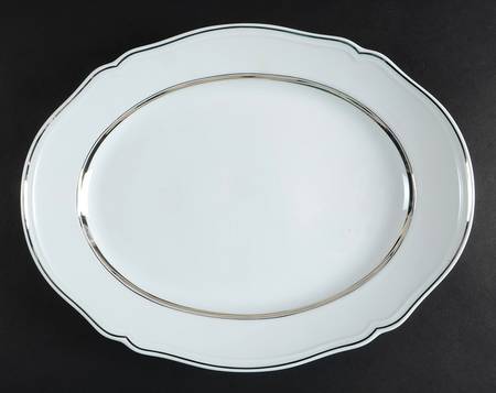 Pure White 13" Oval Serving Platter