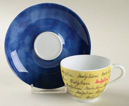 Jeanne Flat Demitasse Cup & Saucer Set