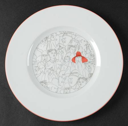 Gente Di Montparnasse Salad Plate