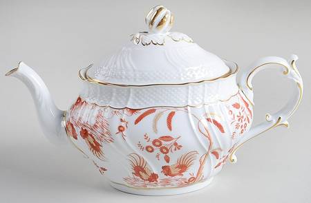 Rouge Di Doccia Teapot & Lid