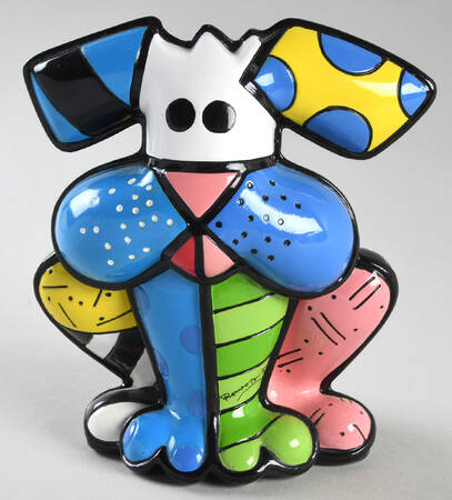 Britto Resin Terrier Figurine