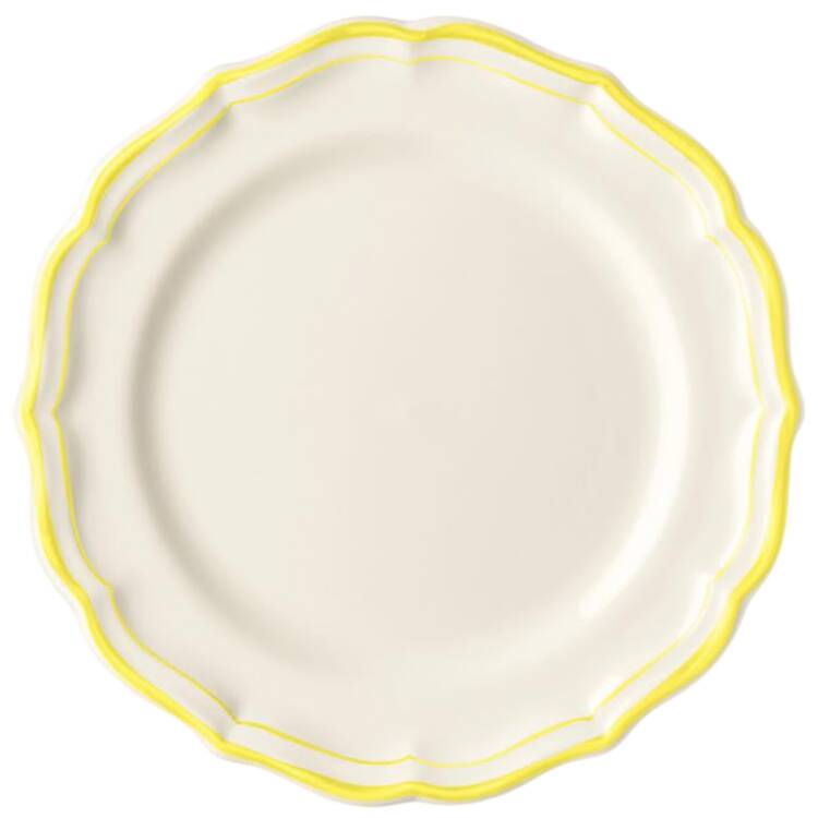 Filets Citron (Lemon Yellow) Salad/Dessert Plate