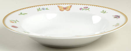 Morning Glory Rim Soup Bowl