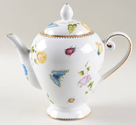Morning Glory Coffee Pot & Lid