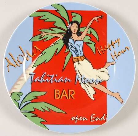 Tahitian Moon Salad Plate