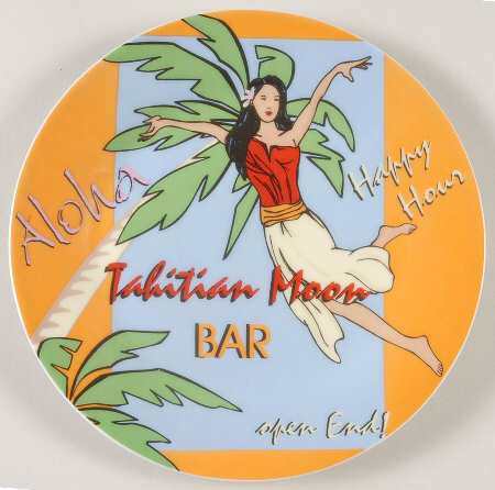 Tahitian Moon Salad Plate