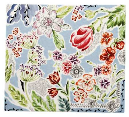 Flora 11" Square Plate