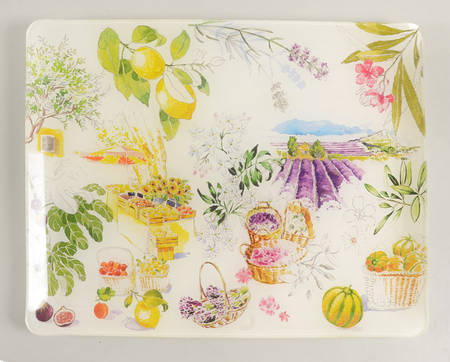 Provence 14" Acrylic Rectangular Tray